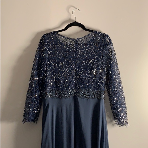 Beautiful Blue Dress NWOT - Picture 3 of 7